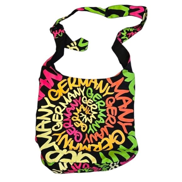 Robin Ruth Hobo Bag "Germany" Colorfu Vibrant & Fun - Picture 1 of 3